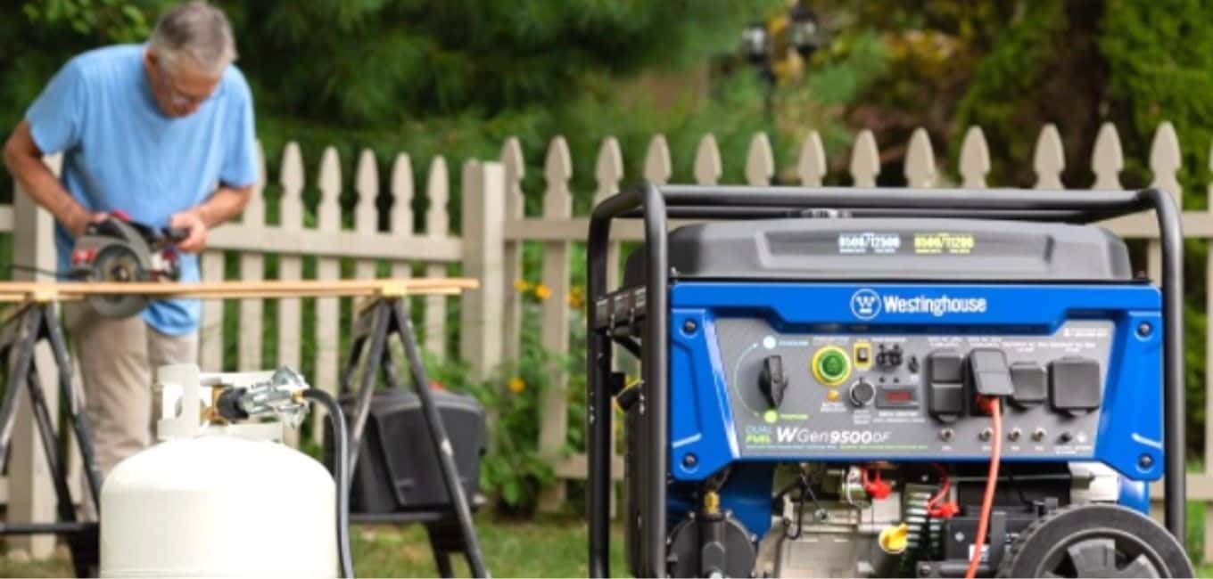 How does a propane generator work