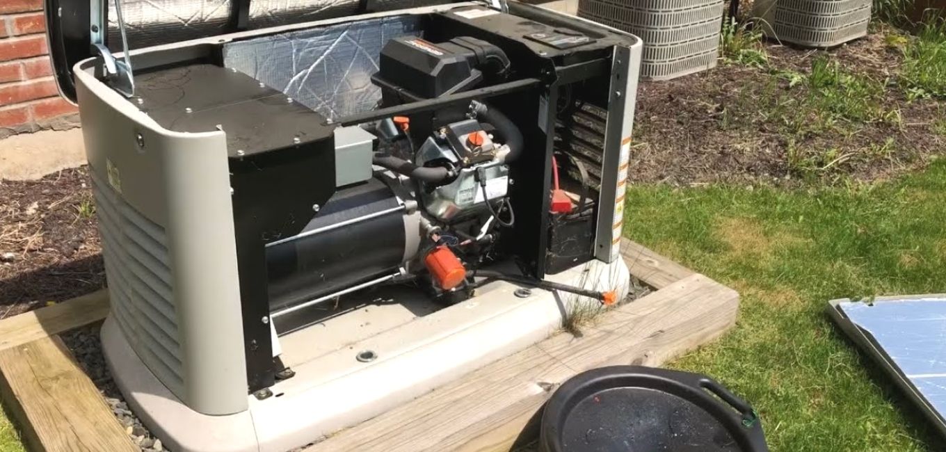 How to reset the Generac generator after an oil change