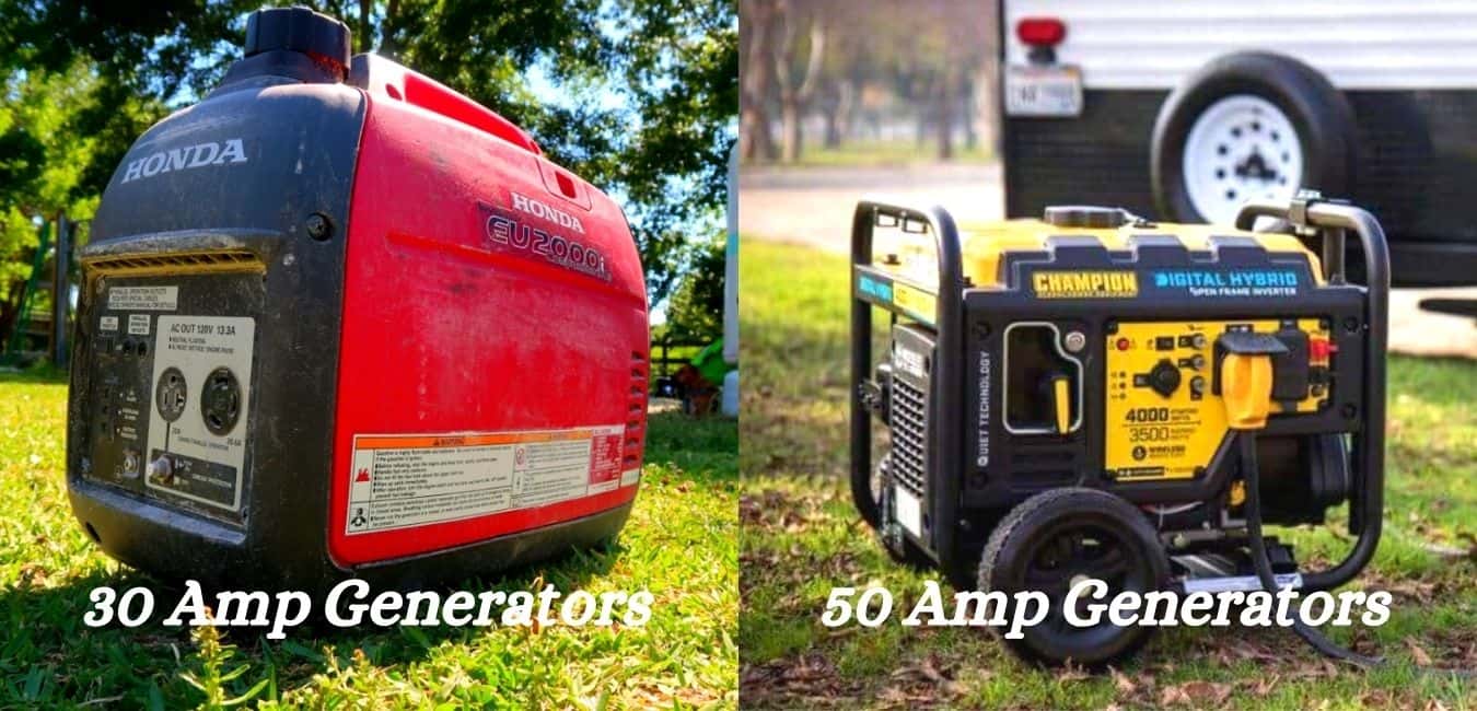 30 Amp Generators 50 Amp Generators