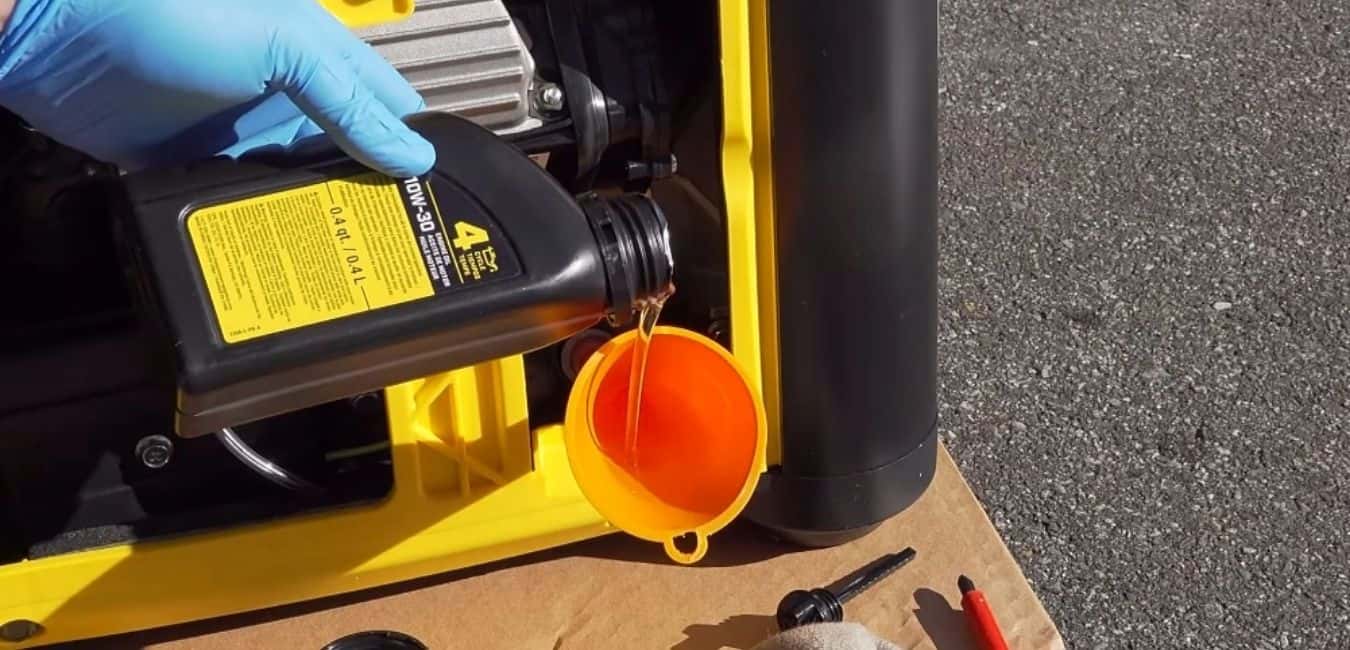 How often should you change the oil in a generator