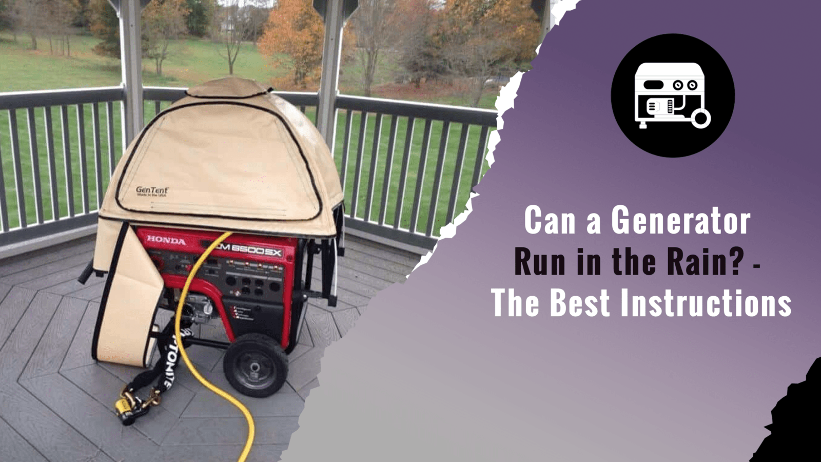 Can a Generator Run in the Rain - The Best Instructions
