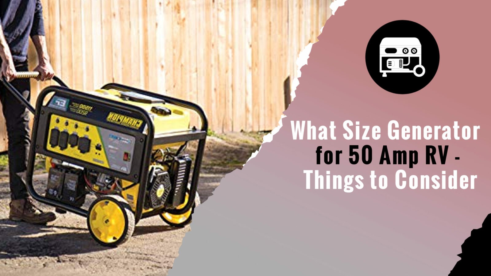 What Size Generator for 50 Amp RV - Things to Consider