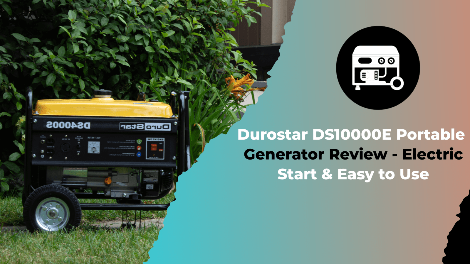 Durostar DS10000E Portable Generator Review - Electric Start & Easy to Use