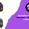 Champion vs Honda Generator - Which One Is Best