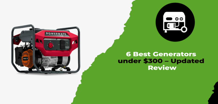 6 Best Generators under $300 - Updated Review